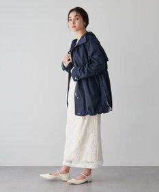 YECCA VECCA [撥水/花粉ガード]ミドル丈マウンテンパーカー