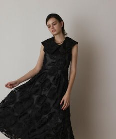 GRACE CONTINENTAL ローズ刺繍ワンピース