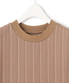 ICB 【洗える】 ランダムストライプリップル プルオーバー