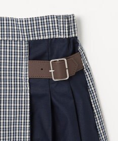組曲 KIDS 【110-140㎝】 チェックプリーツ キュロット