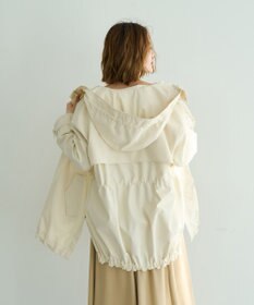 YECCA VECCA [撥水/花粉ガード]ミドル丈マウンテンパーカー