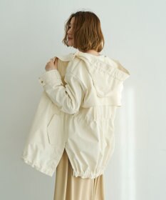 YECCA VECCA [撥水/花粉ガード]ミドル丈マウンテンパーカー