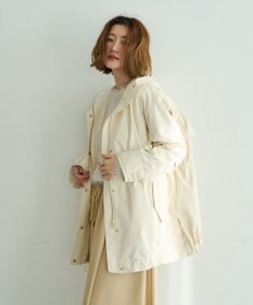 YECCA VECCA [撥水/花粉ガード]ミドル丈マウンテンパーカー