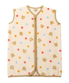 MIKI HOUSE HOT BISCUITS 総柄 フリーススリーパー