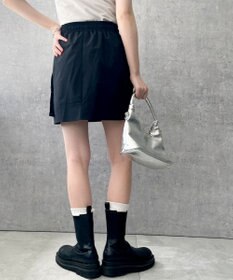 WEGO 【ウエストゴム】ナイロンカーゴミニスカート