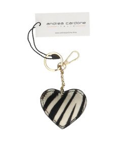 INTER-CHAUSSURES 【ANDREA CARDONE】ハート型レザーキーチャーム
