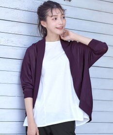 Tiaclasse L 【洗える】体型カバーも叶うドルマンニットカーディガン