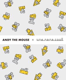 une nana cool MADE WITH ねずみのANDY【綿混】フラット仕上げノンワイヤーブラジャー