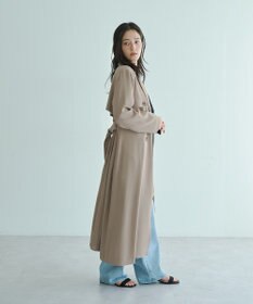 YECCA VECCA 【UVカット/花粉ガード】素材MIXトレンチコート