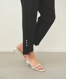 Feroux 【洗える】パールポイントテーパード パンツ