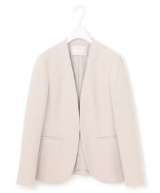 ICB L 【セットアップ対応】ウールストレッチ ノーカラージャケット