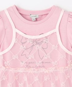 ANY KIDS チュールキャミソール付き ワンピース