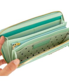 tsumori chisato CARRY キラネコストーン ラウンドファスナー長財布