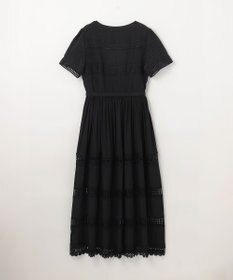 GRACE CONTINENTAL レース切替フレアワンピース