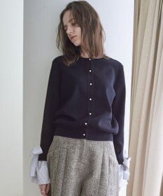 YECCA VECCA 2way袖リボンカーディガン