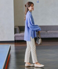 Tiaclasse 【洗える】配色ハンドステッチプルオーバー