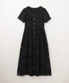 GRACE CONTINENTAL レース切替フレアワンピース