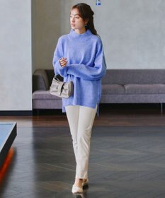 Tiaclasse 【洗える】配色ハンドステッチプルオーバー