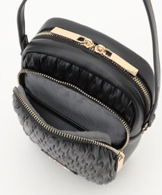 LA BAGAGERIE ランダムプリーツショルダーバッグ タテ