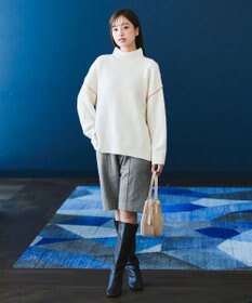 Tiaclasse 【洗える】配色ハンドステッチプルオーバー