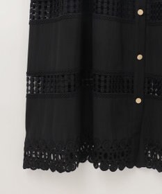 GRACE CONTINENTAL レース切替フレアワンピース