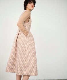 GRACE CONTINENTAL チェックジャンパースカート