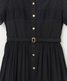 GRACE CONTINENTAL レース切替フレアワンピース