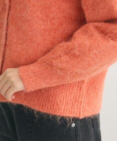 Green Parks 毛ふきシャギーＶネックカーディガン