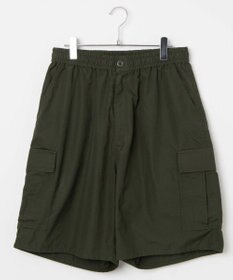 WEGO 【ウエストゴム/手洗い可】ワイドカーゴショーツ