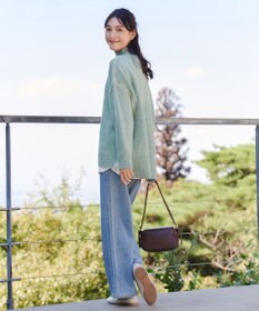 Tiaclasse 【洗える】配色ハンドステッチプルオーバー