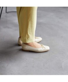 ing <ing>【WEB限定】スクエアトゥバレエシューズ