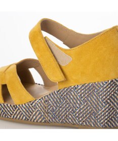 MODE ET JACOMO <D'ICI>カットワークストラップサンダル