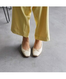 ing <ing>【WEB限定】スクエアトゥバレエシューズ