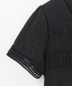 GRACE CONTINENTAL レース切替フレアワンピース