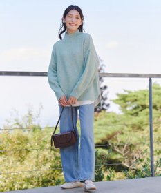 Tiaclasse 【洗える】配色ハンドステッチプルオーバー