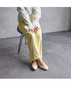 ing <ing>【WEB限定】スクエアトゥバレエシューズ