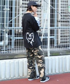 WEGO 【ユニセックス着用ITEM/2点SET】アクセ付きアンサンブルT（LS）