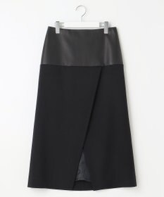 23区 【エステータ】レザードッキング スカート