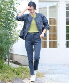 ANY L 【美脚見え/お腹周りスッキリ】スタイルアップスキニー