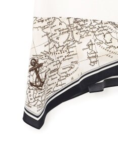 23区 S 【先行予約】スカーフコンビジャージー ウエストデザイン カットソー