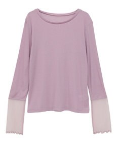 earth music&ecology シアースリーブプルオーバー