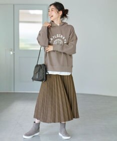ANY 【10色展開/ウエストゴム】ウーリッシュフラノ プリーツスカート