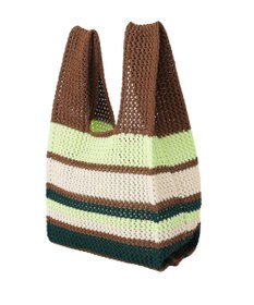 AMERICAN HOLIC マルチボーダーニットバッグ