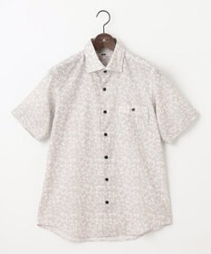 JOSEPH ABBOUD 【清涼感】テクスチャライズドライ フラワーエアリノ シャツ