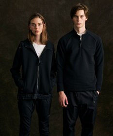 JOSEPH ABBOUD MOUNTAIN 【雑誌掲載/吸湿発熱/保温/ライナードッキング対応】 ミズノコラボBREATH-THERMOパーカー