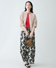 ANY シアーワッフルカーディガン