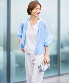 自由区 S 【カタログ掲載・大人カジュアル】ジオメトリックレース パンツ