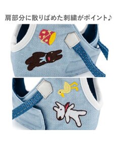 PET PARADISE リサとガスパール 刺繍 ベストハーネス Ｓ
