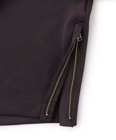 UNFILO 【VERY掲載】BEAUTY FORM JERSEY light サイドZIP プルオーバー