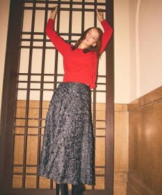 GRACE CONTINENTAL ボウタイカシミヤトップ